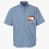 Men's Denim Short Sleeve Shirt Thumbnail