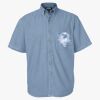 Men's Denim Short Sleeve Shirt Thumbnail