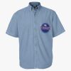 Men's Denim Short Sleeve Shirt Thumbnail