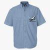 Men's Denim Short Sleeve Shirt Thumbnail