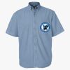 Men's Denim Short Sleeve Shirt Thumbnail