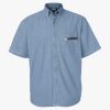Men's Denim Short Sleeve Shirt Thumbnail