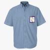 Men's Denim Short Sleeve Shirt Thumbnail