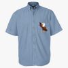 Men's Denim Short Sleeve Shirt Thumbnail