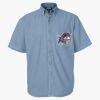 Men's Denim Short Sleeve Shirt Thumbnail