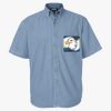 Men's Denim Short Sleeve Shirt Thumbnail