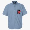 Men's Denim Short Sleeve Shirt Thumbnail