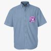 Men's Denim Short Sleeve Shirt Thumbnail