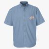 Men's Denim Short Sleeve Shirt Thumbnail
