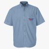 Men's Denim Short Sleeve Shirt Thumbnail