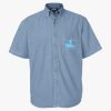 Men's Denim Short Sleeve Shirt Thumbnail