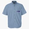 Men's Denim Short Sleeve Shirt Thumbnail