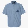 Men's Denim Short Sleeve Shirt Thumbnail