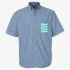 Men's Denim Short Sleeve Shirt Thumbnail