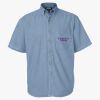 Men's Denim Short Sleeve Shirt Thumbnail