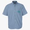 Men's Denim Short Sleeve Shirt Thumbnail