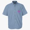 Men's Denim Short Sleeve Shirt Thumbnail