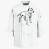 Eight Knot Button Chef Coat with Thermometer Pocket Thumbnail