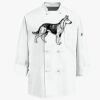 Eight Knot Button Chef Coat with Thermometer Pocket Thumbnail