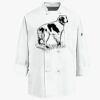 Eight Knot Button Chef Coat with Thermometer Pocket Thumbnail