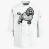 Eight Knot Button Chef Coat with Thermometer Pocket Thumbnail