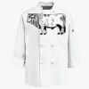 Eight Knot Button Chef Coat with Thermometer Pocket Thumbnail