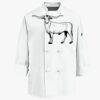 Eight Knot Button Chef Coat with Thermometer Pocket Thumbnail