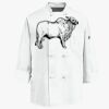 Eight Knot Button Chef Coat with Thermometer Pocket Thumbnail
