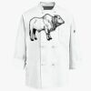 Eight Knot Button Chef Coat with Thermometer Pocket Thumbnail