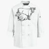 Eight Knot Button Chef Coat with Thermometer Pocket Thumbnail