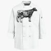 Eight Knot Button Chef Coat with Thermometer Pocket Thumbnail