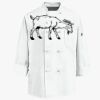Eight Knot Button Chef Coat with Thermometer Pocket Thumbnail