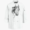 Eight Knot Button Chef Coat with Thermometer Pocket Thumbnail