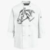 Eight Knot Button Chef Coat with Thermometer Pocket Thumbnail
