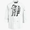 Eight Knot Button Chef Coat with Thermometer Pocket Thumbnail
