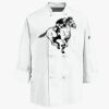 Eight Knot Button Chef Coat with Thermometer Pocket Thumbnail
