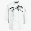 Eight Knot Button Chef Coat with Thermometer Pocket Thumbnail