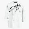 Eight Knot Button Chef Coat with Thermometer Pocket Thumbnail
