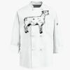 Eight Knot Button Chef Coat with Thermometer Pocket Thumbnail