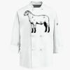 Eight Knot Button Chef Coat with Thermometer Pocket Thumbnail