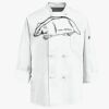 Eight Knot Button Chef Coat with Thermometer Pocket Thumbnail