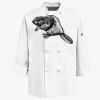Eight Knot Button Chef Coat with Thermometer Pocket Thumbnail