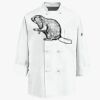 Eight Knot Button Chef Coat with Thermometer Pocket Thumbnail