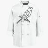 Eight Knot Button Chef Coat with Thermometer Pocket Thumbnail