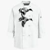 Eight Knot Button Chef Coat with Thermometer Pocket Thumbnail