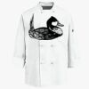 Eight Knot Button Chef Coat with Thermometer Pocket Thumbnail