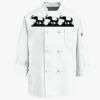 Eight Knot Button Chef Coat with Thermometer Pocket Thumbnail