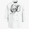 Eight Knot Button Chef Coat with Thermometer Pocket Thumbnail