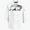 Eight Knot Button Chef Coat with Thermometer Pocket Thumbnail