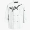 Eight Knot Button Chef Coat with Thermometer Pocket Thumbnail